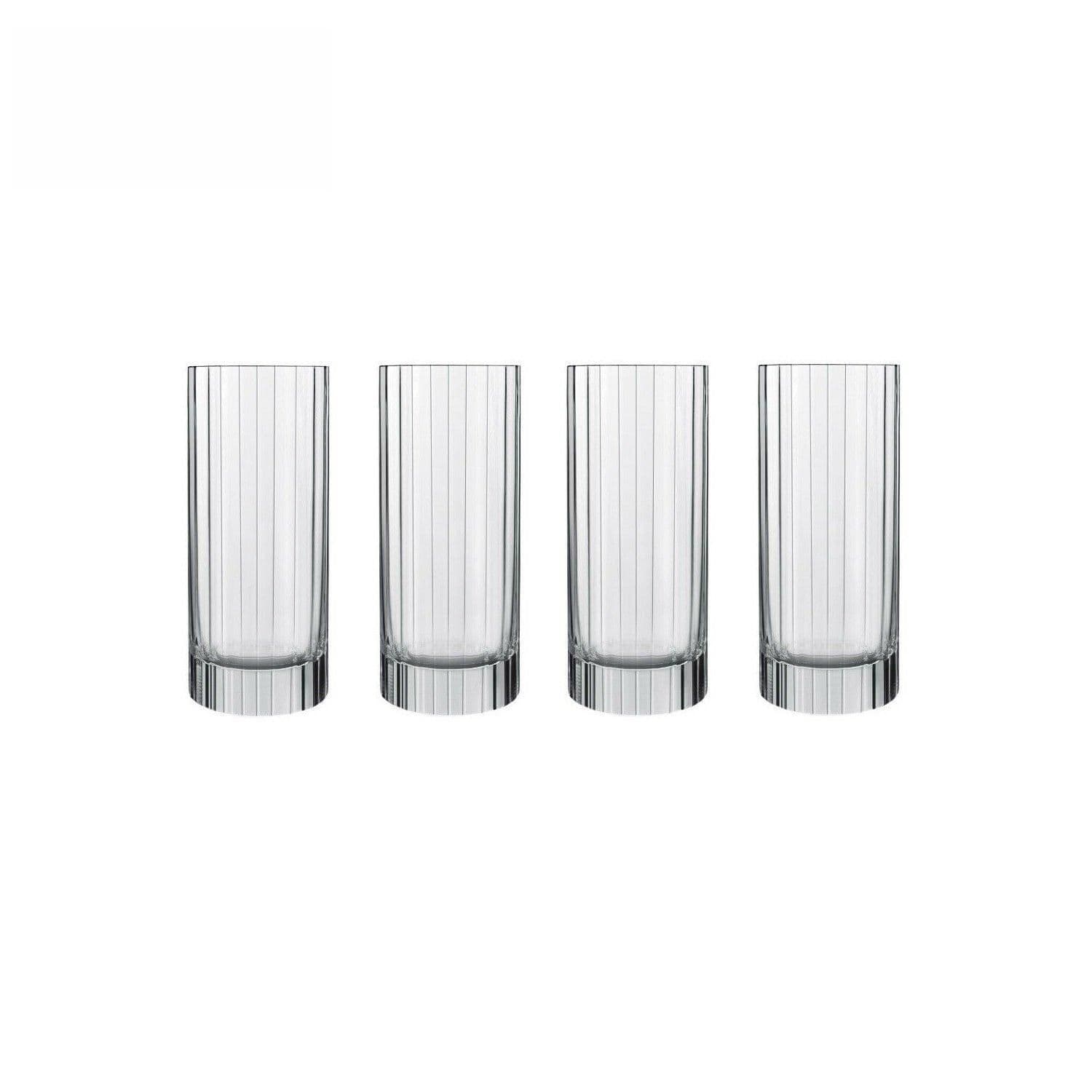 4 Hi-Ball Tumbler Glass Set - Cocktail Lover's Gift
