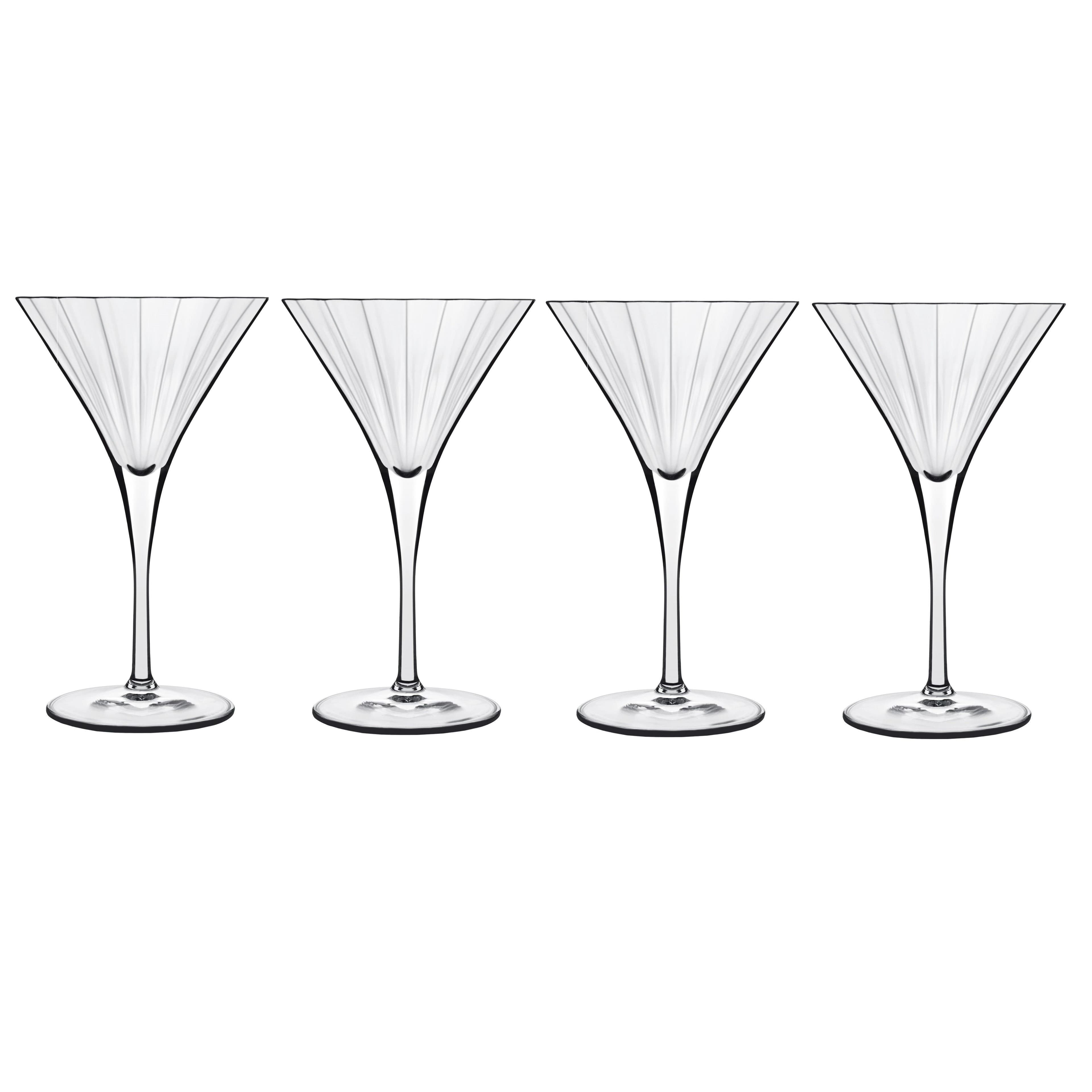 Bach Martini Glasses Set of 4, Crystal, Break Resistant, Perfect For Espresso Martinis, Perfect as a Gift
