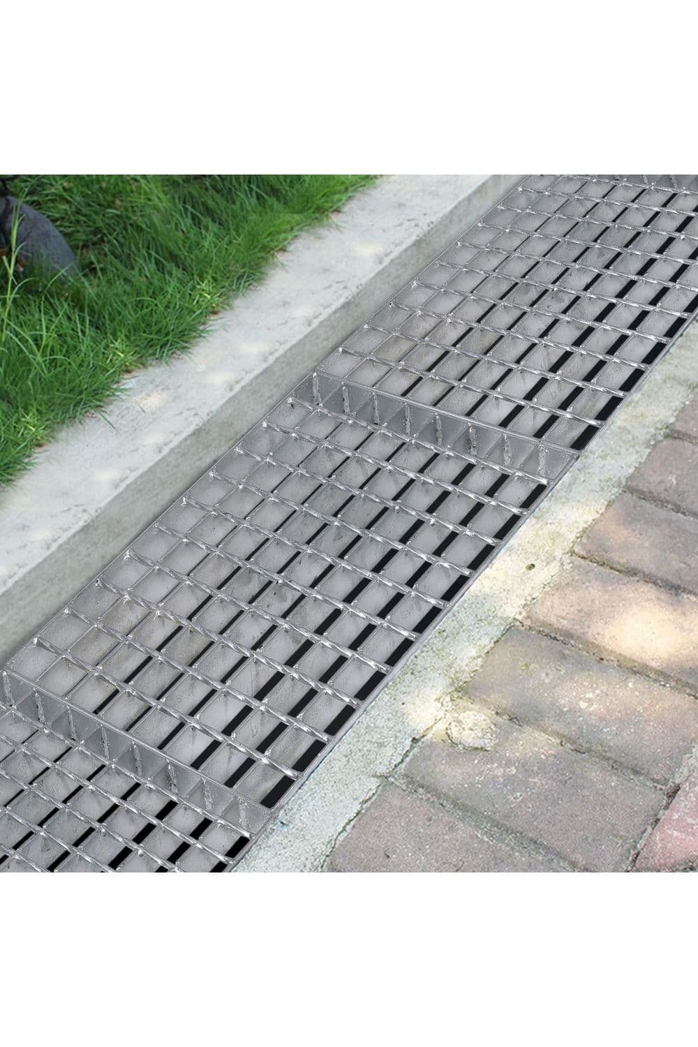 100cm W x110cm D Heavy Duty Outdoor Drain Cover Grate Galvanized Steel