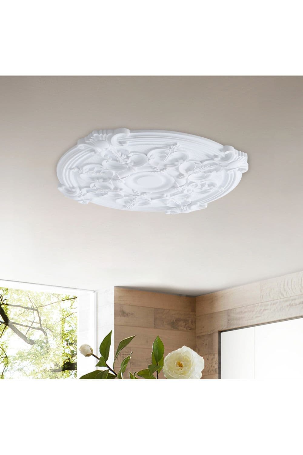 26" Ornate Polyurethane Ceiling Medallion