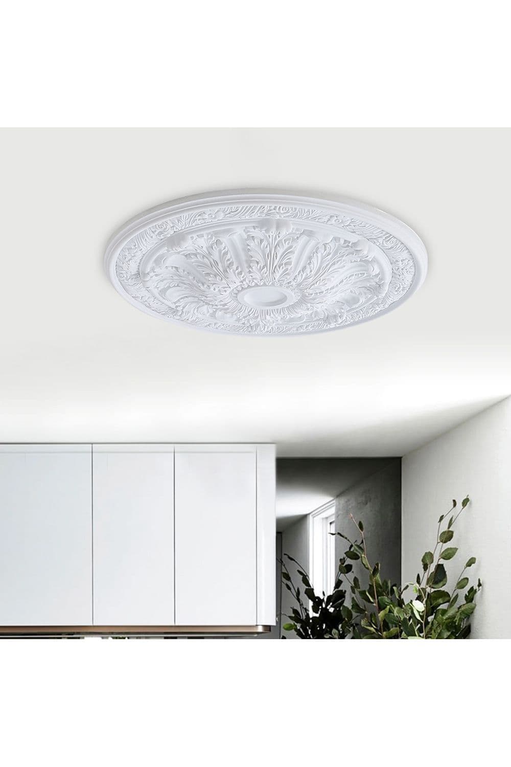 29" Ornate Polyurethane Ceiling Medallion