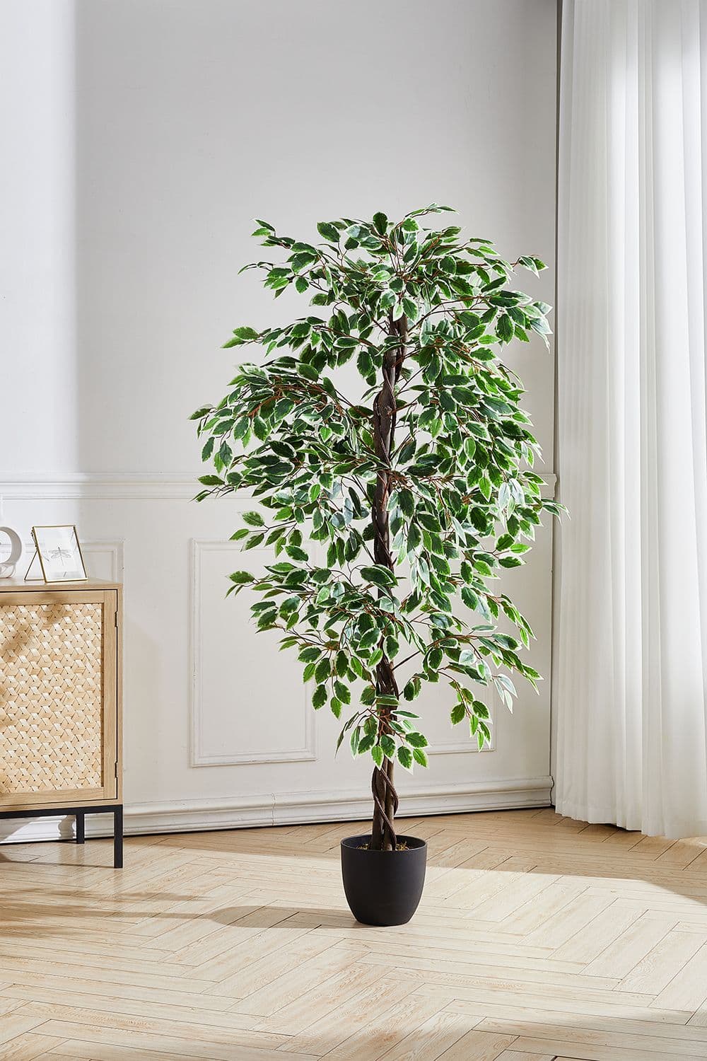 180Cm H Artificial Ficus Tree Decorative Plant in Planter