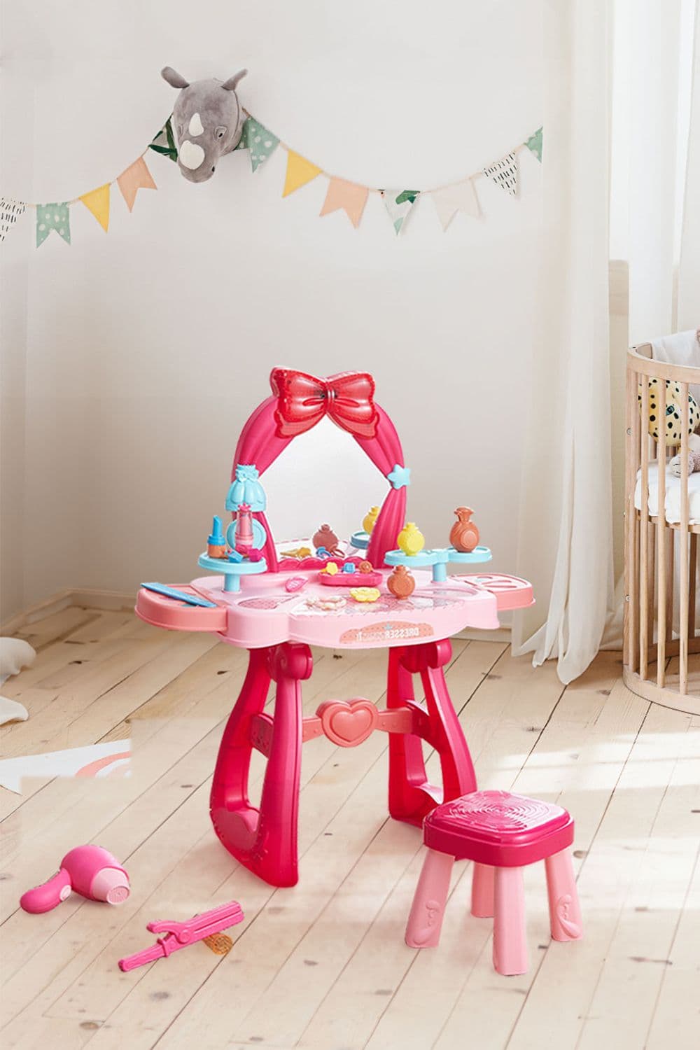 Dressing Table Toy Set with Stool