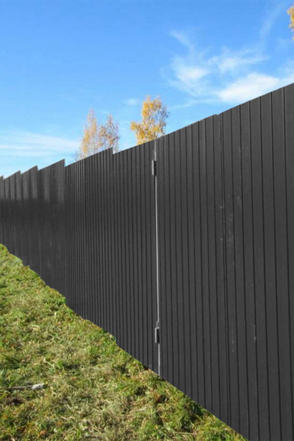 Set of 6 Corrugated Roof Sheets Steel Side Panels