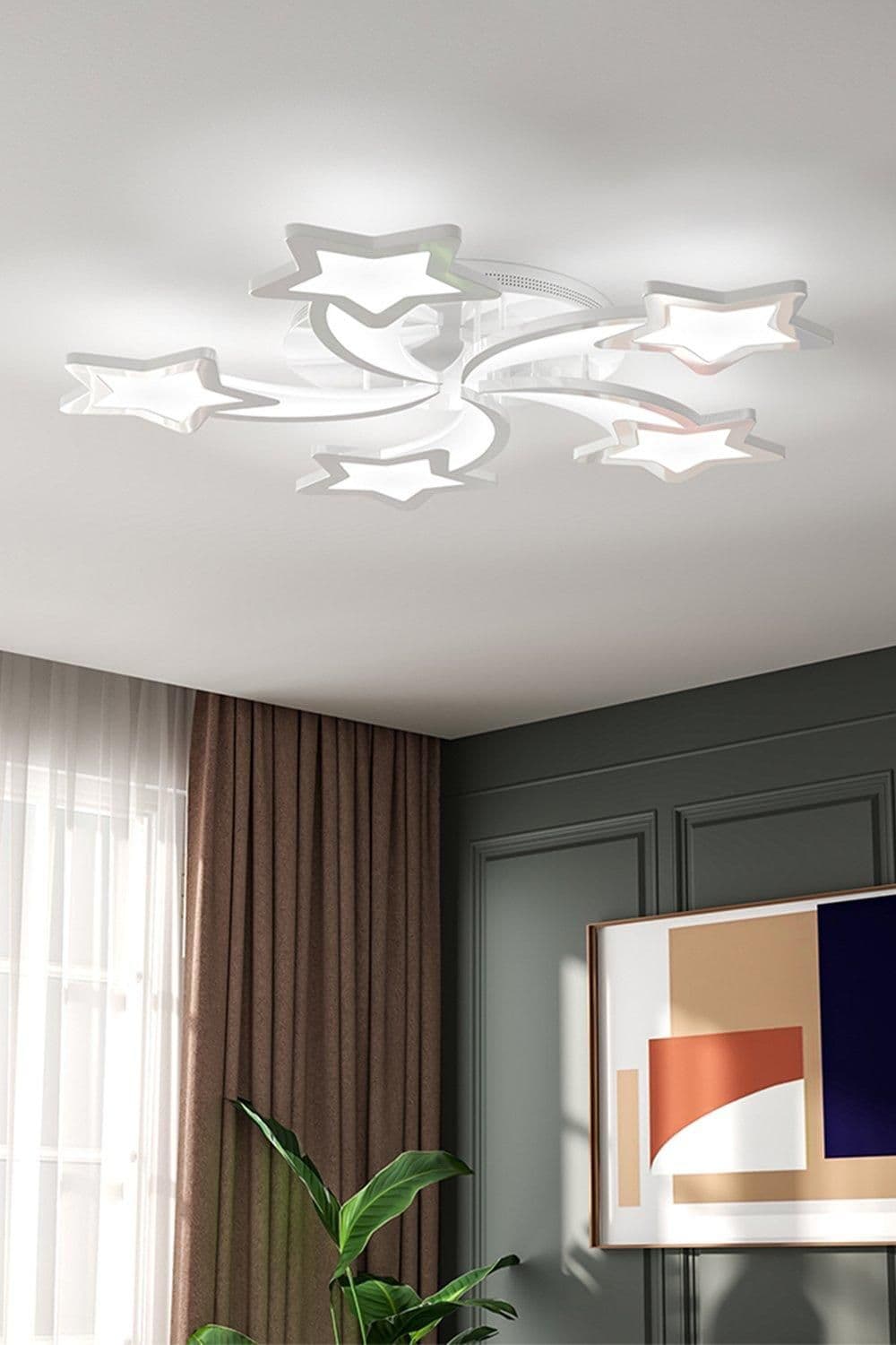 Stars LED 5-Light Ceiling Light Cool White