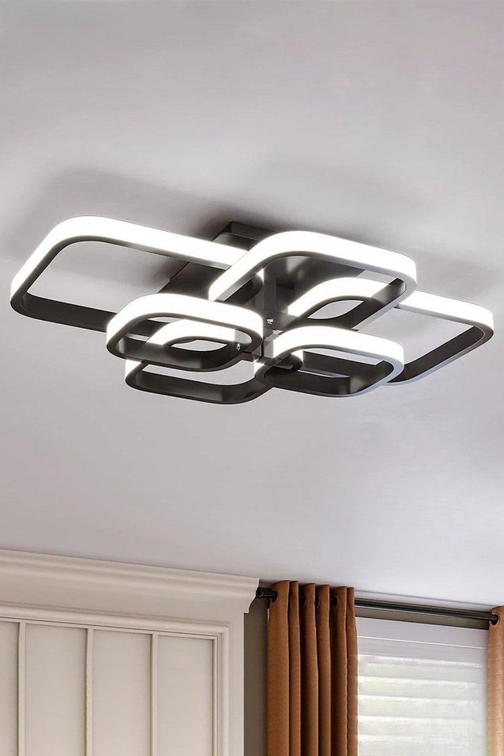 Contemporary LED Energy-efficient Semi Flush Ceiling Light