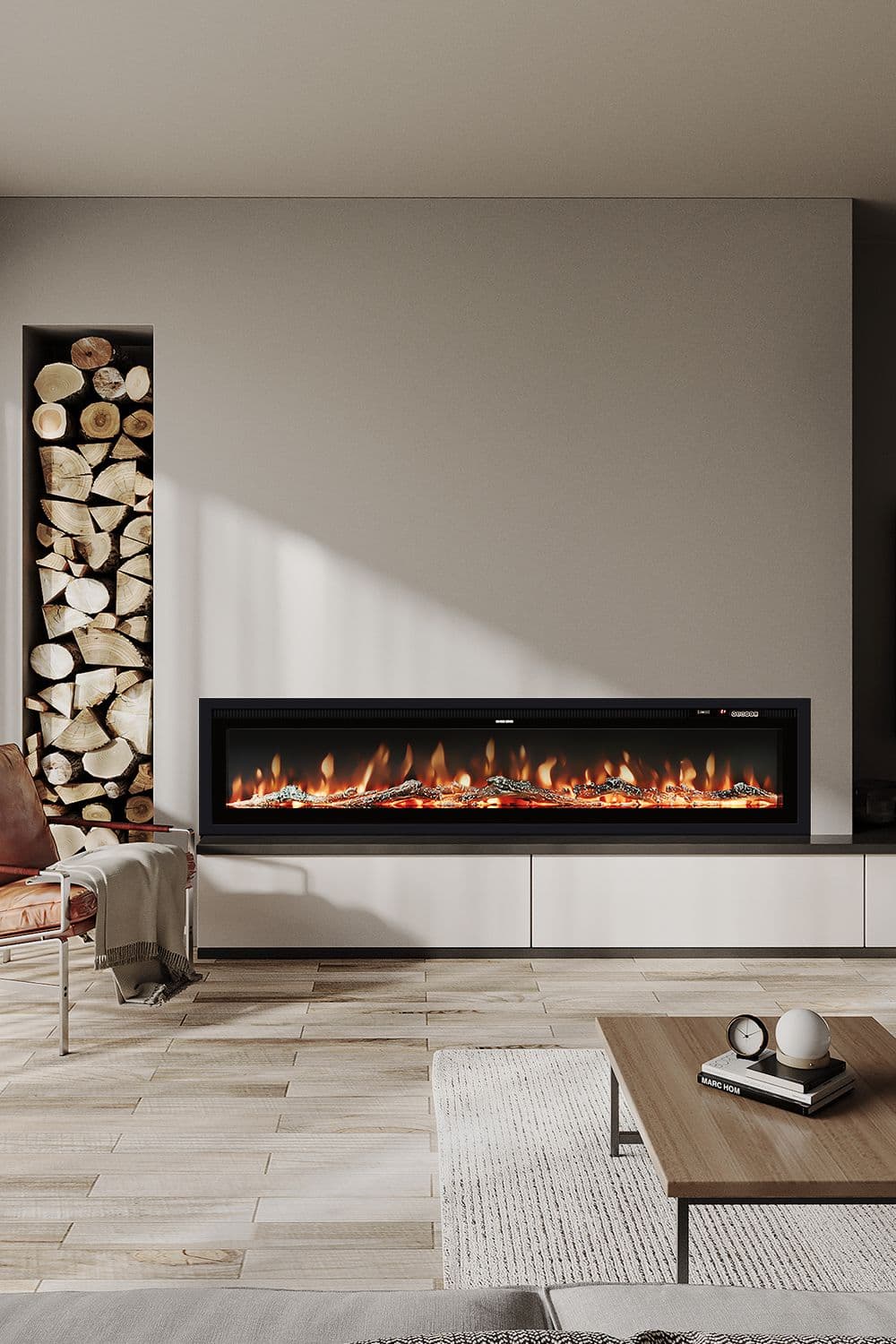 60 Inch Electric Fireplace