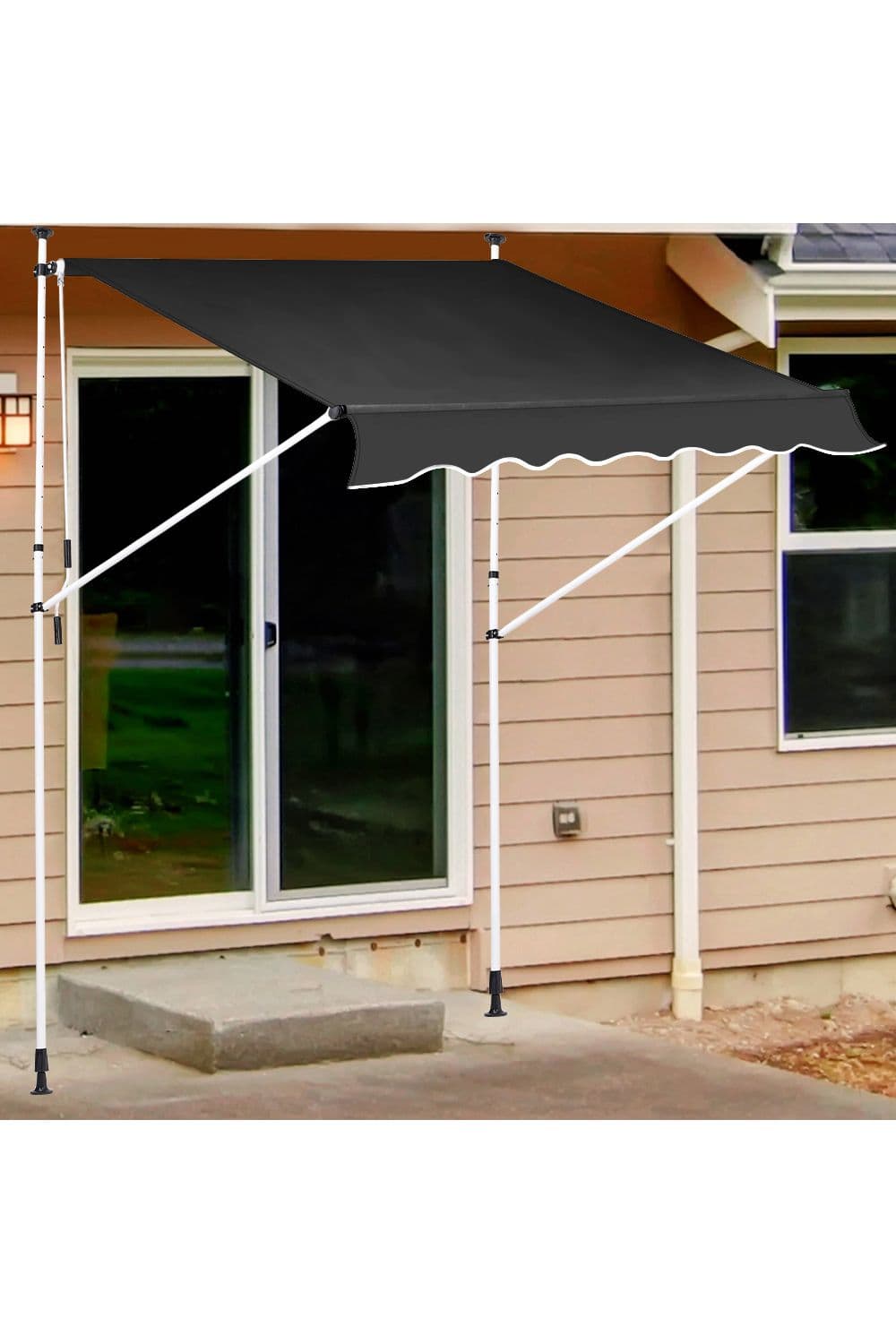 2m Wx1.2m Patio Awning Retractable