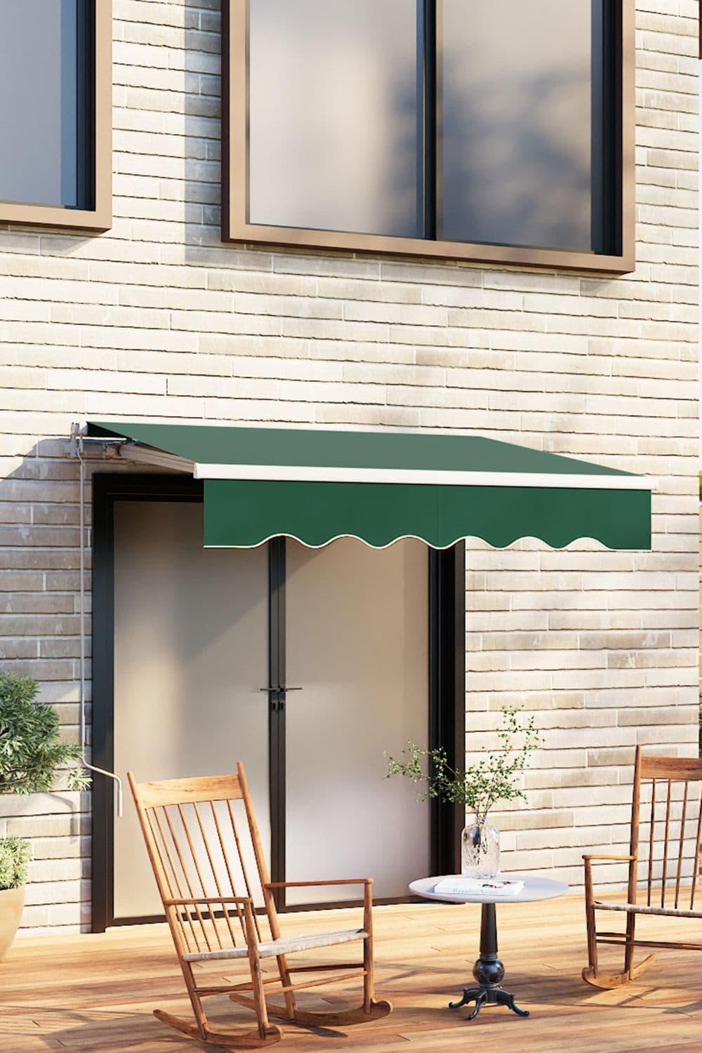 2m W x 1.5m D Retractable Patio Awning