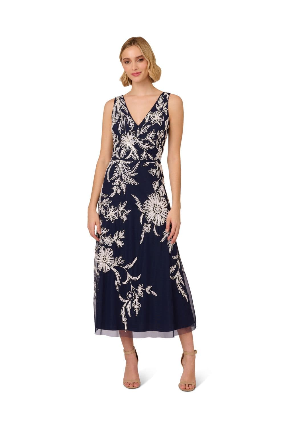 Beaded Sleeveless Dress