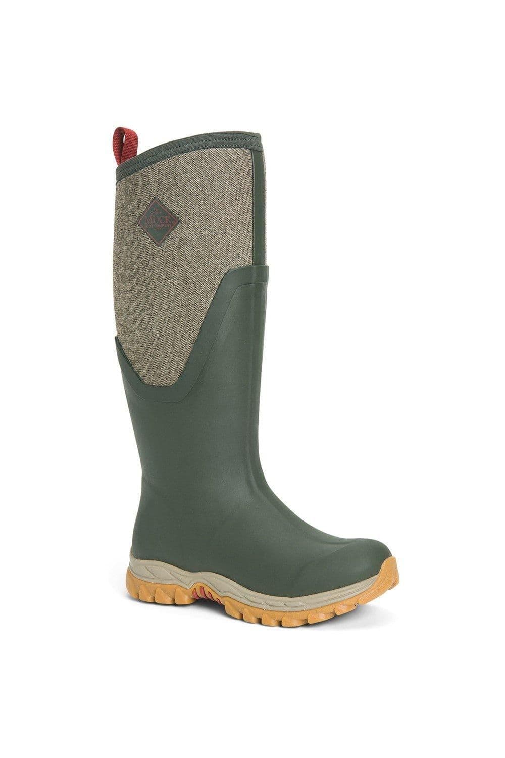 Muck Boots Women's 'Arctic Sport II Tall' Wellington Boots in Olive | Size: 5