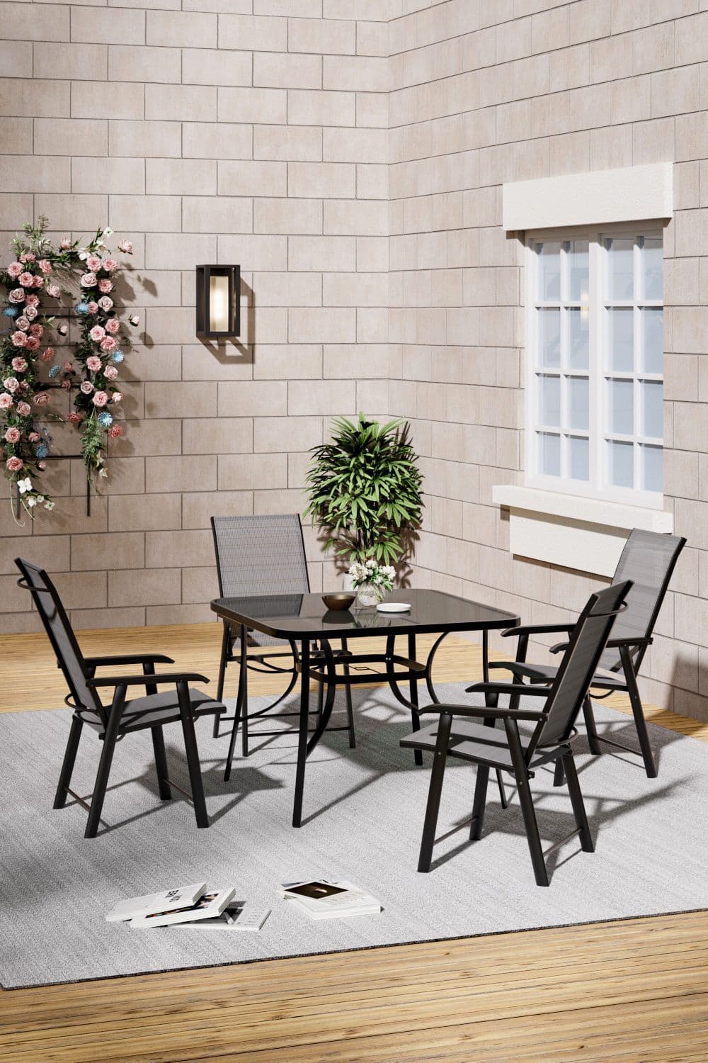 4-Seater Outdoor Garden Dining Set
