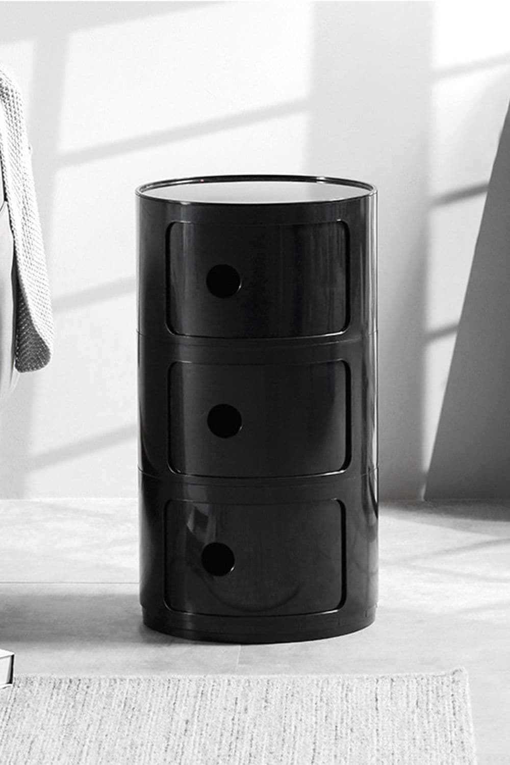 3-Tiered Plastic Storage Drawer Unit