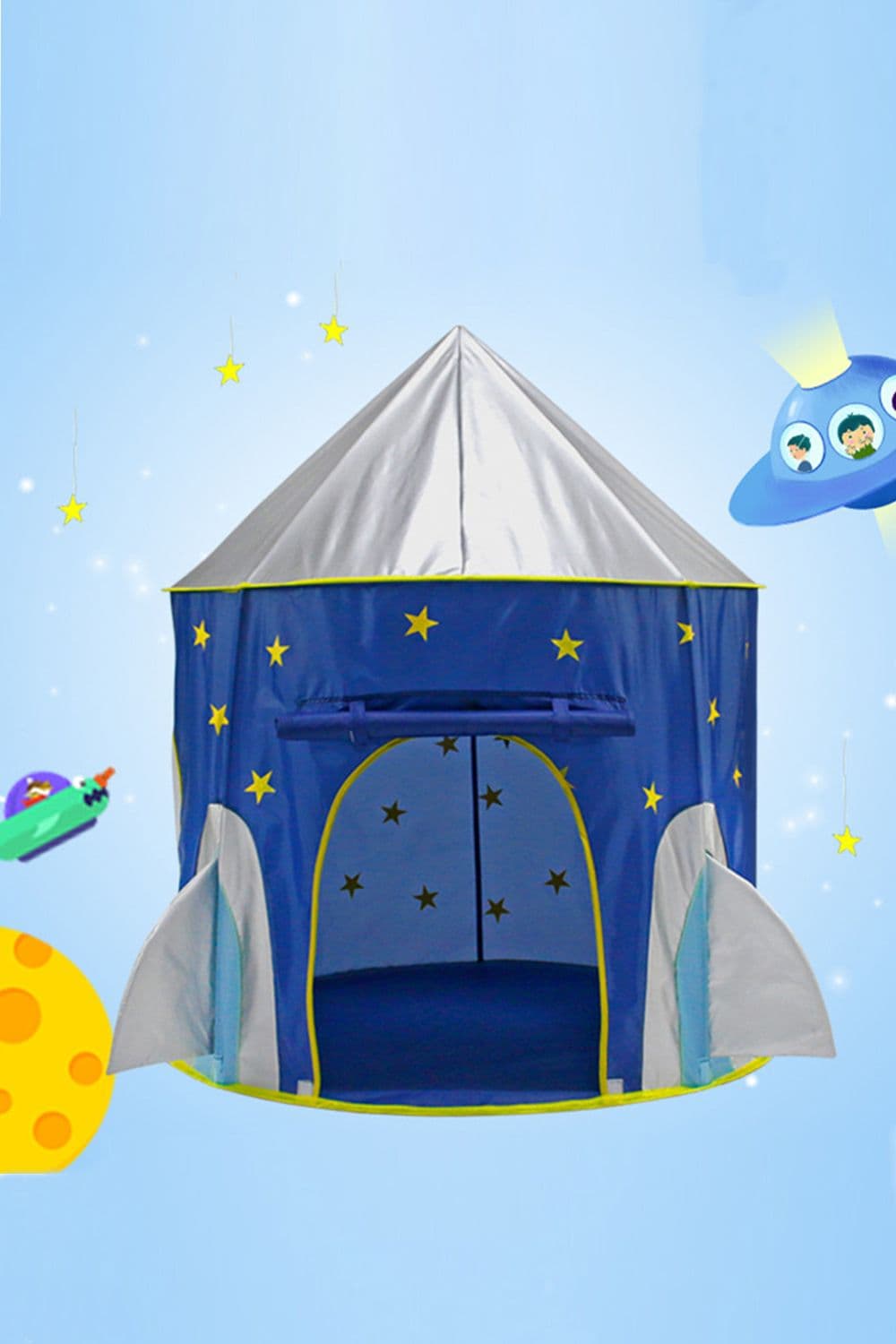 Children'S Game Tent, Astronaut Space Themed Pretend Game House, Indoor and Outdoor Game Party, Pop-Up Tent, Birthday Toys for Boys, Girls, and Kids
