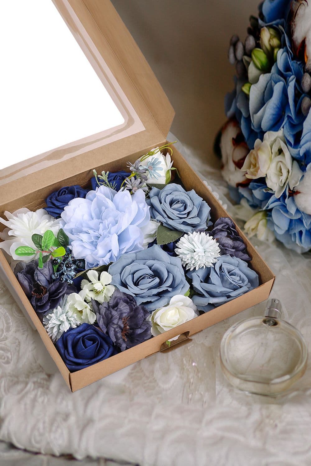 Fake Flower Gift Box for Valentine's Day Wedding