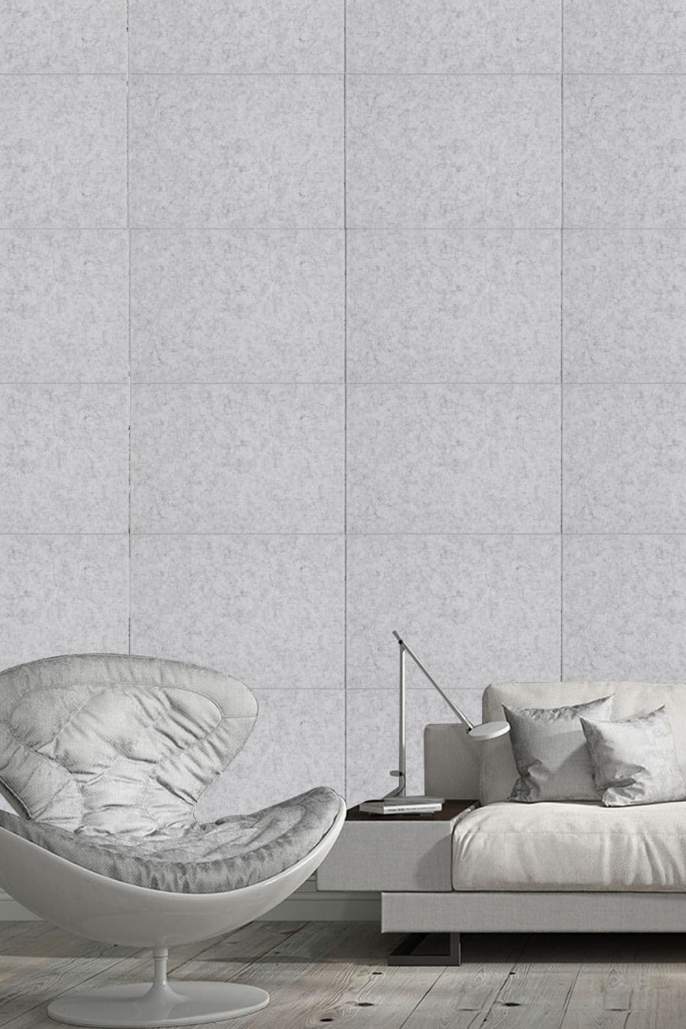 12pcs Beveled edge Acoustic Panels Soundproofing Wall Tiles