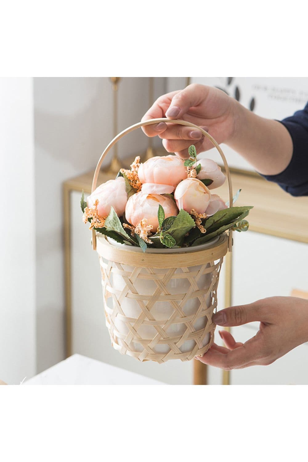 Creative Succulent Flower Pot Ceramic Bamboo Pot