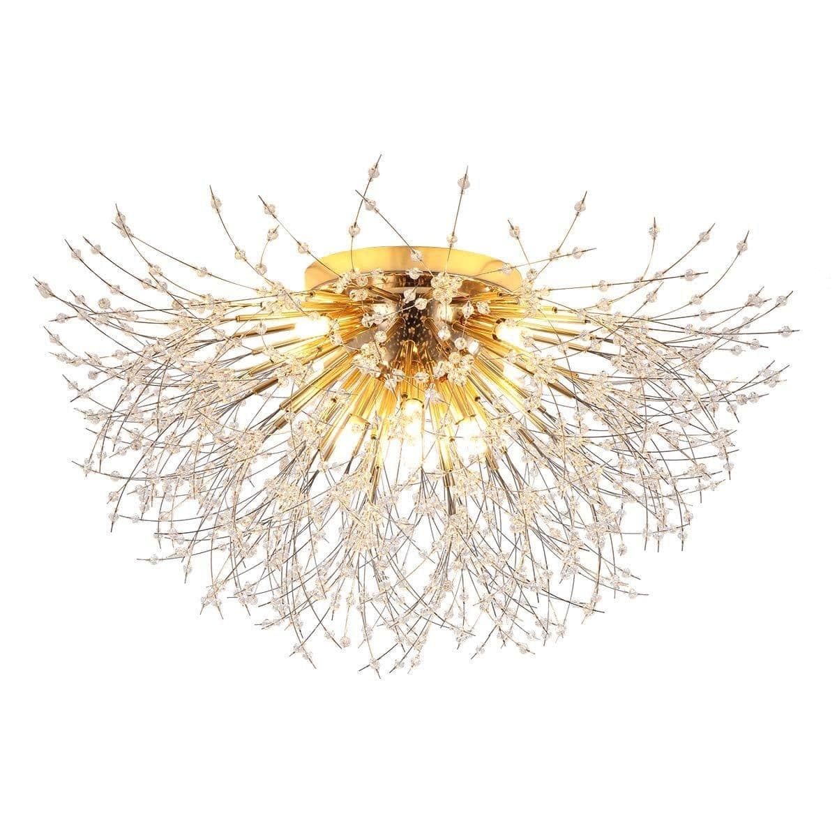 Ceiling Chandelier Modern LED Crystal Ceiling Lights 8 Lights Chandelier Lighting Bedroom Living Dining Room