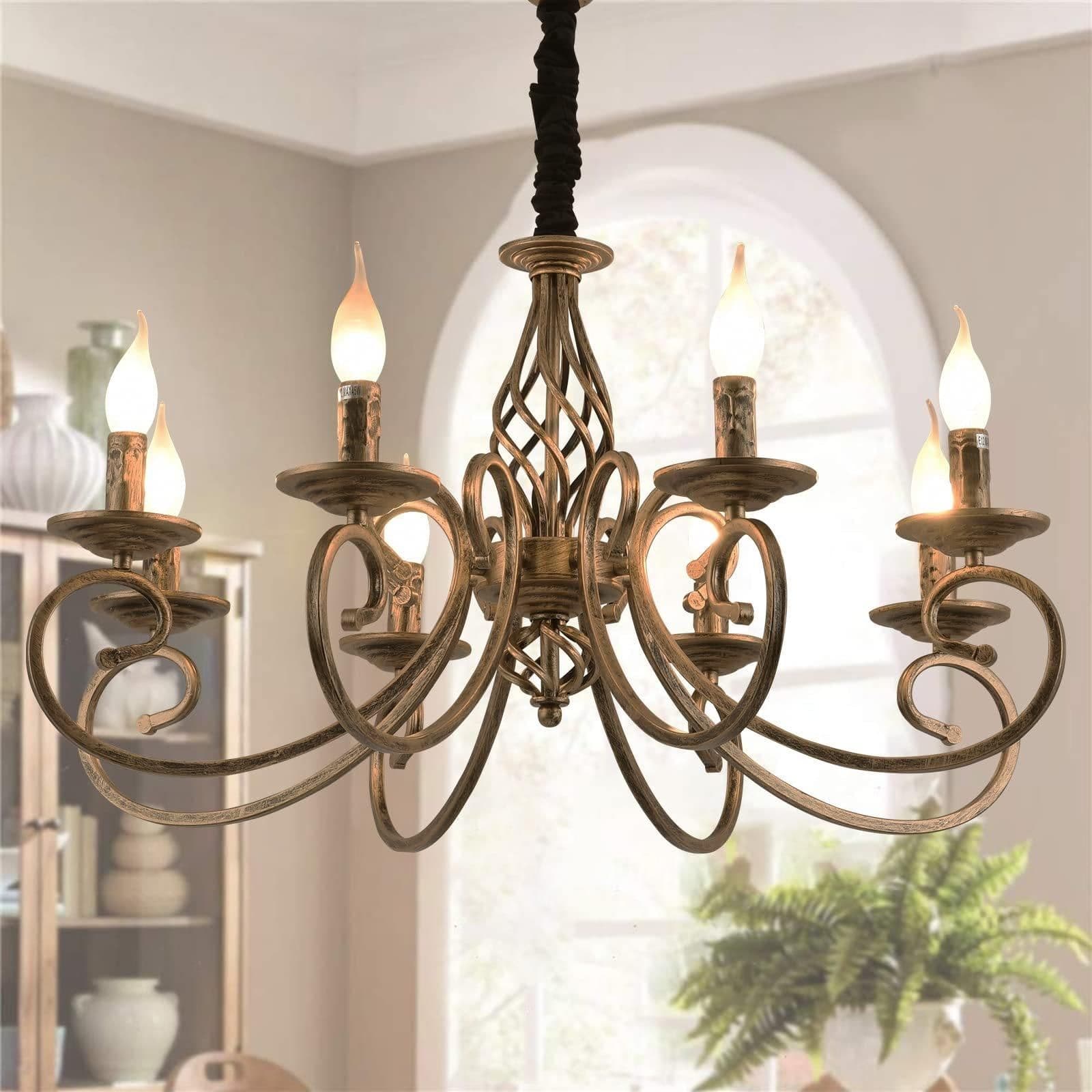 Vintage Chandeliers 8 Light French Country Chandelier Pendant Light