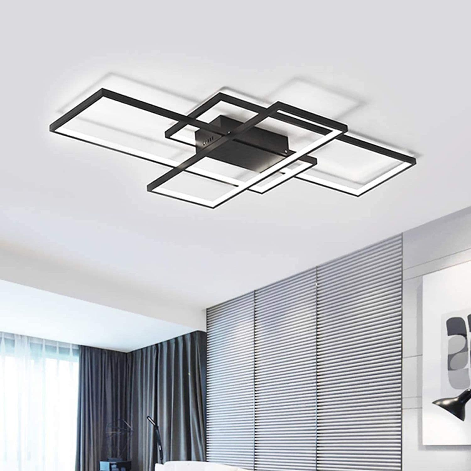 Modern Dimmable Acrylic Led Ceiling Light Remote Control