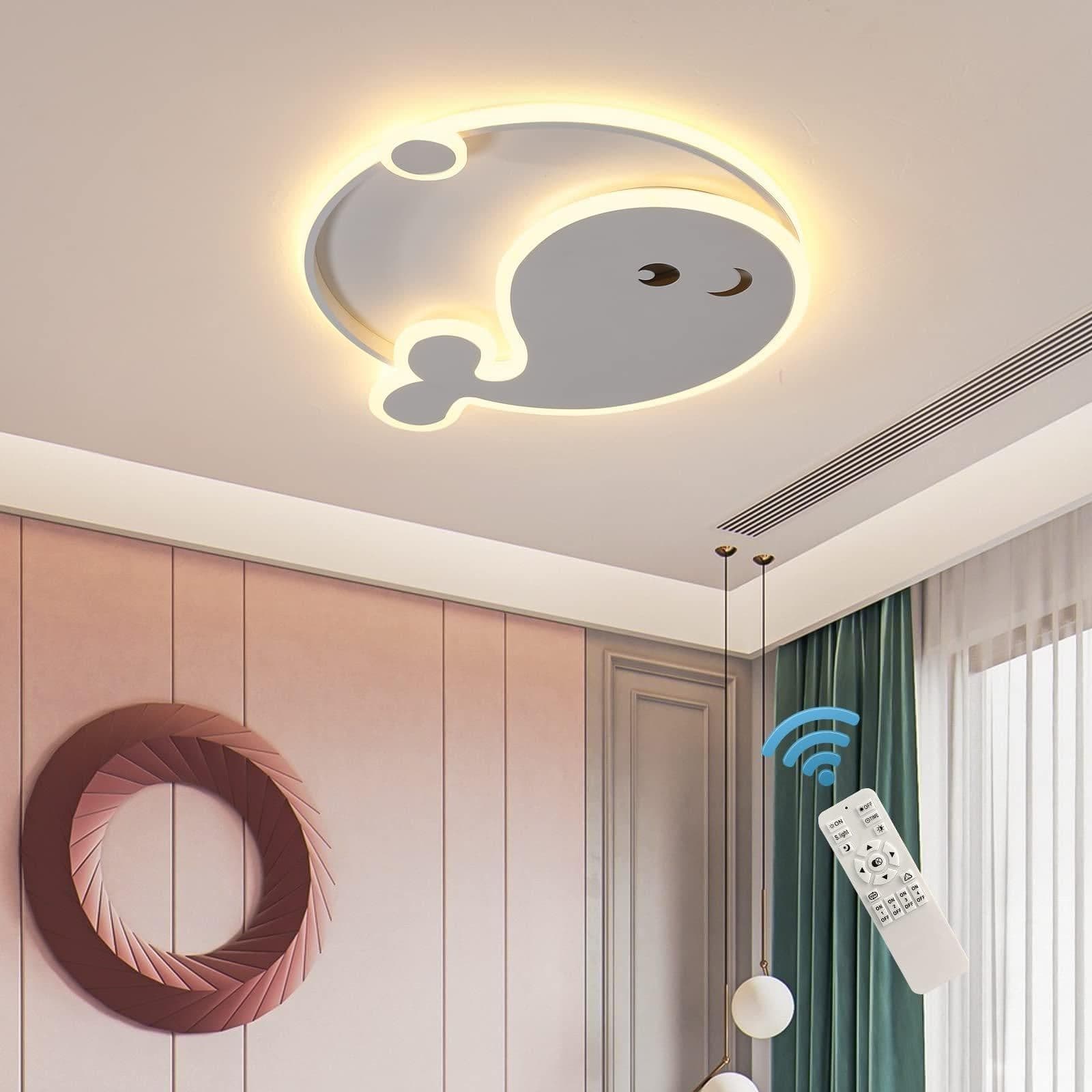 Dimmable Dolphin LED Ceiling Light Remote