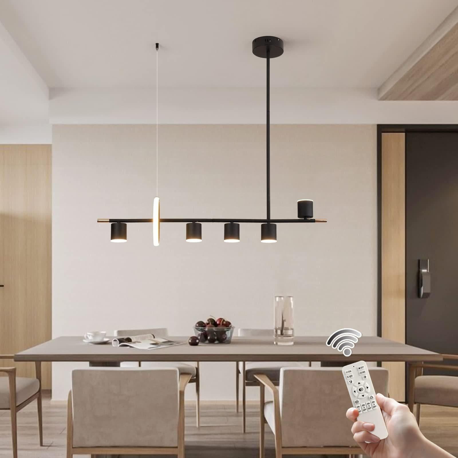 6 Light Dimmable LED Pendant Light Spotlights
