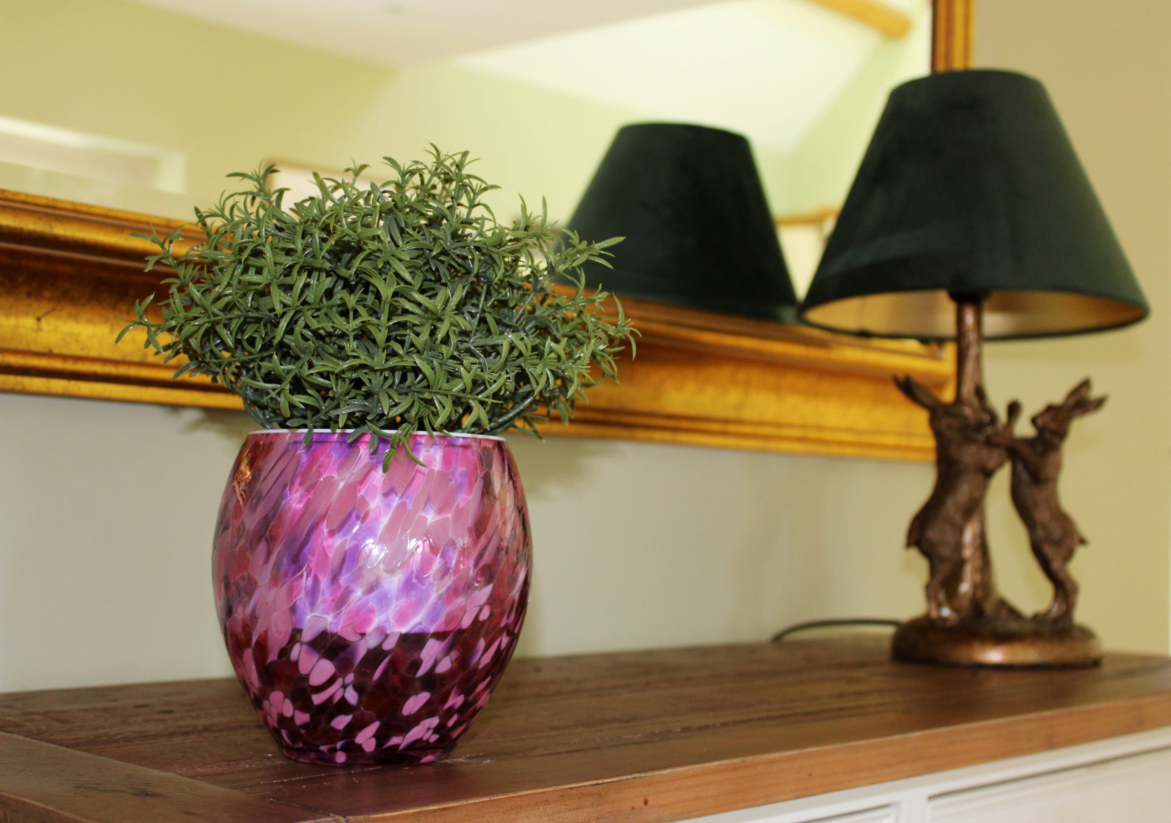 Self Watering Plant Pot Pink &