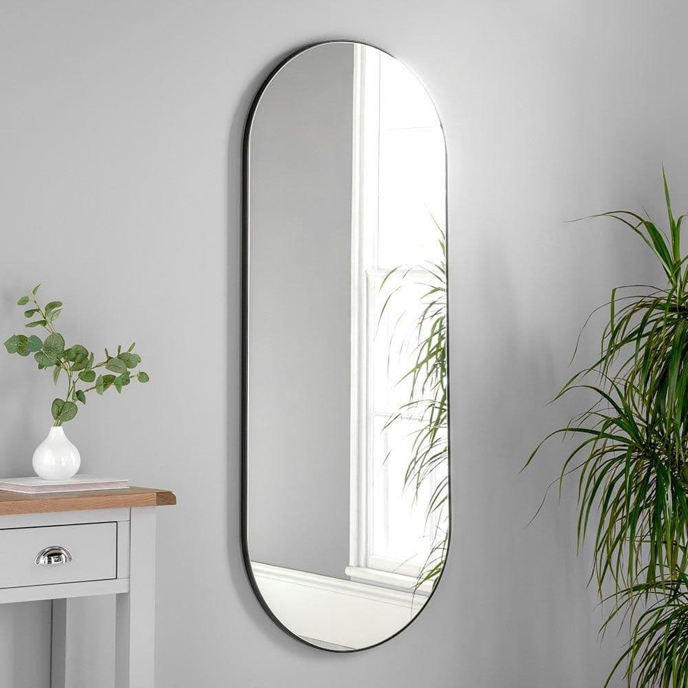 Large Full Length Curved Mirror 150x60cm