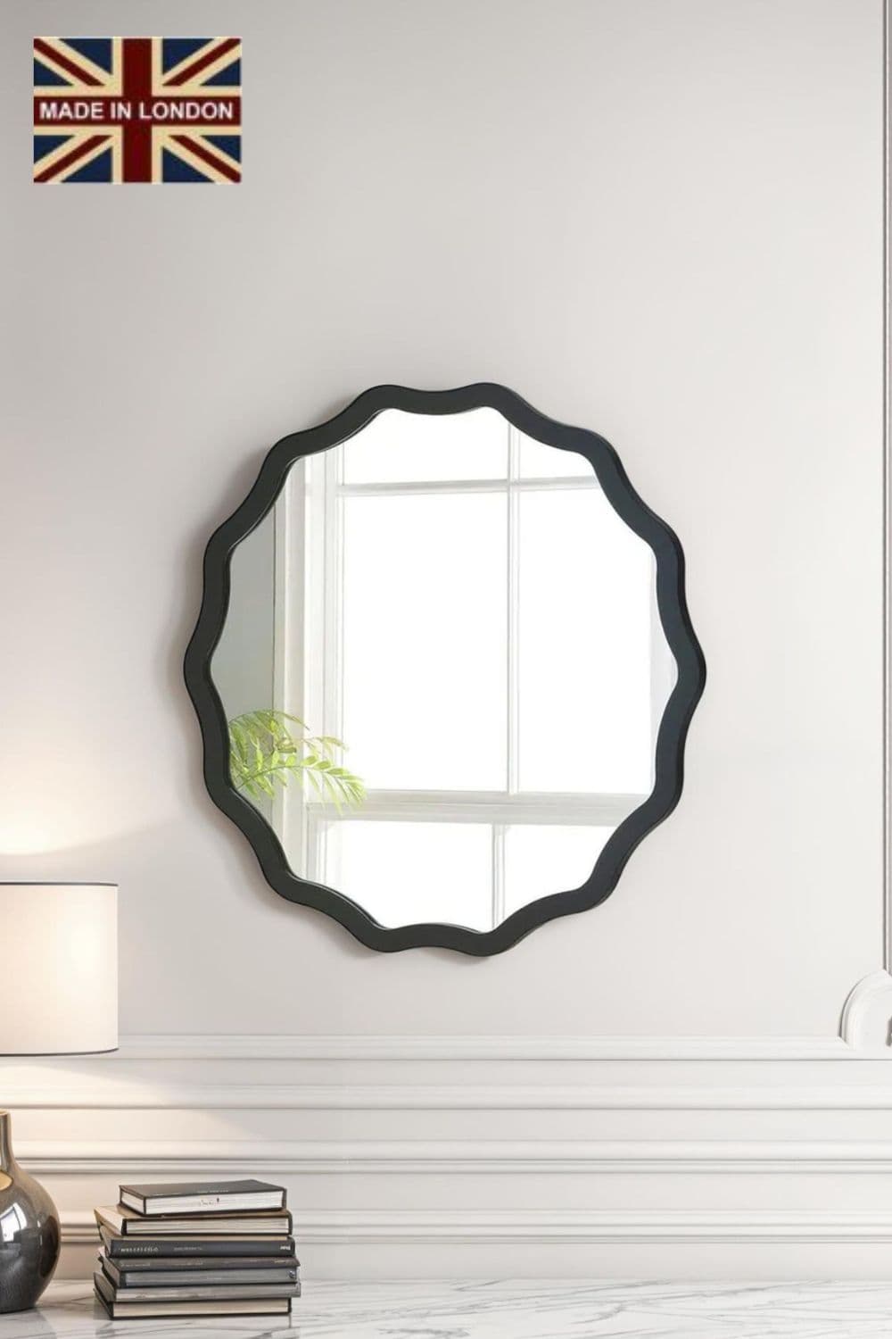 Ripple Framed Circular Wall Mirror 60x60cm