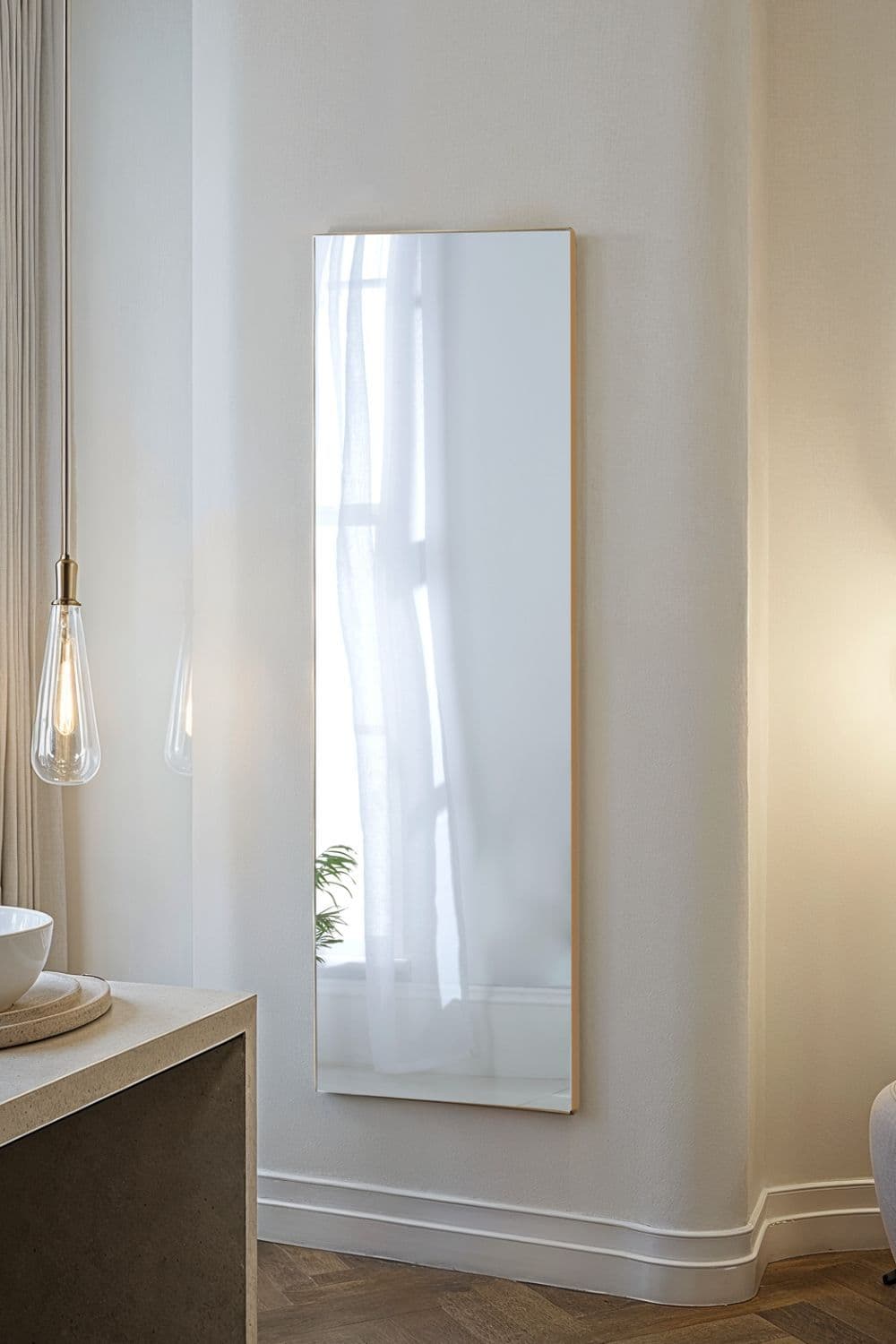 Simple Full Length Frameless Mirror 170x60cm