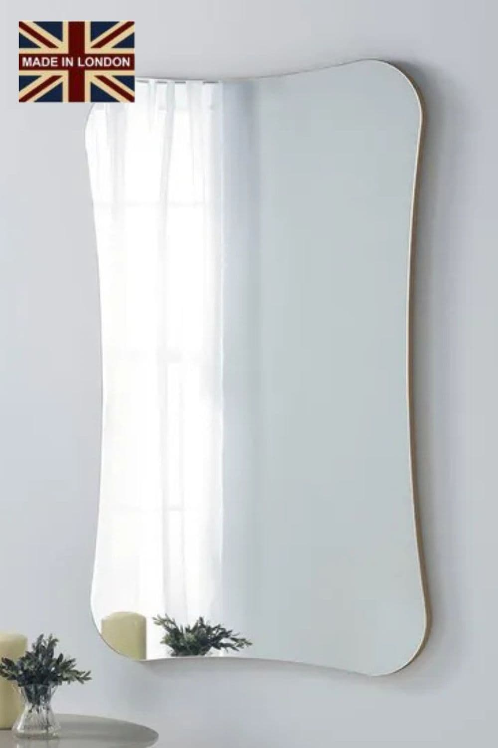 Barnsbury Frameless Organic Mirror 90x60cm