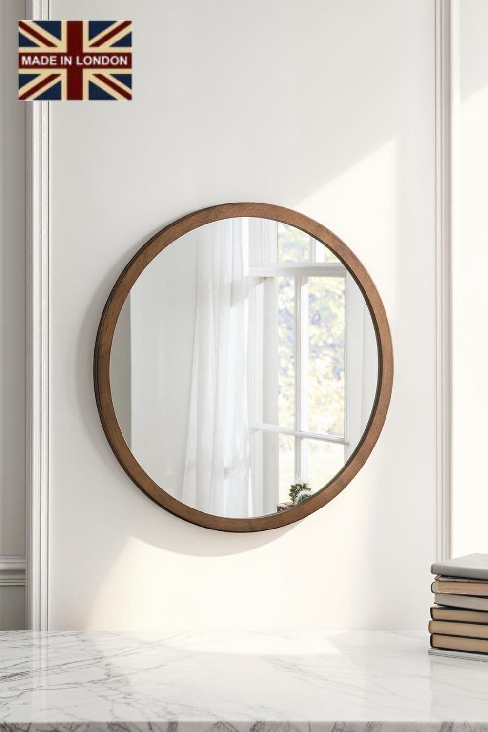 Round Wall Mirror 90cm