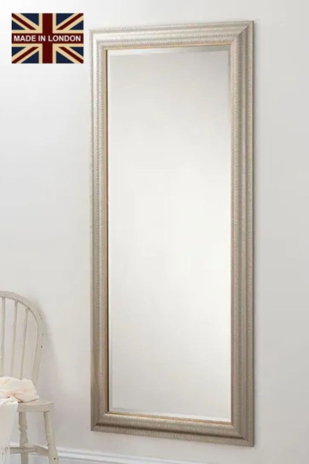 Textured Champagne Full length mirror 168.5x77cm