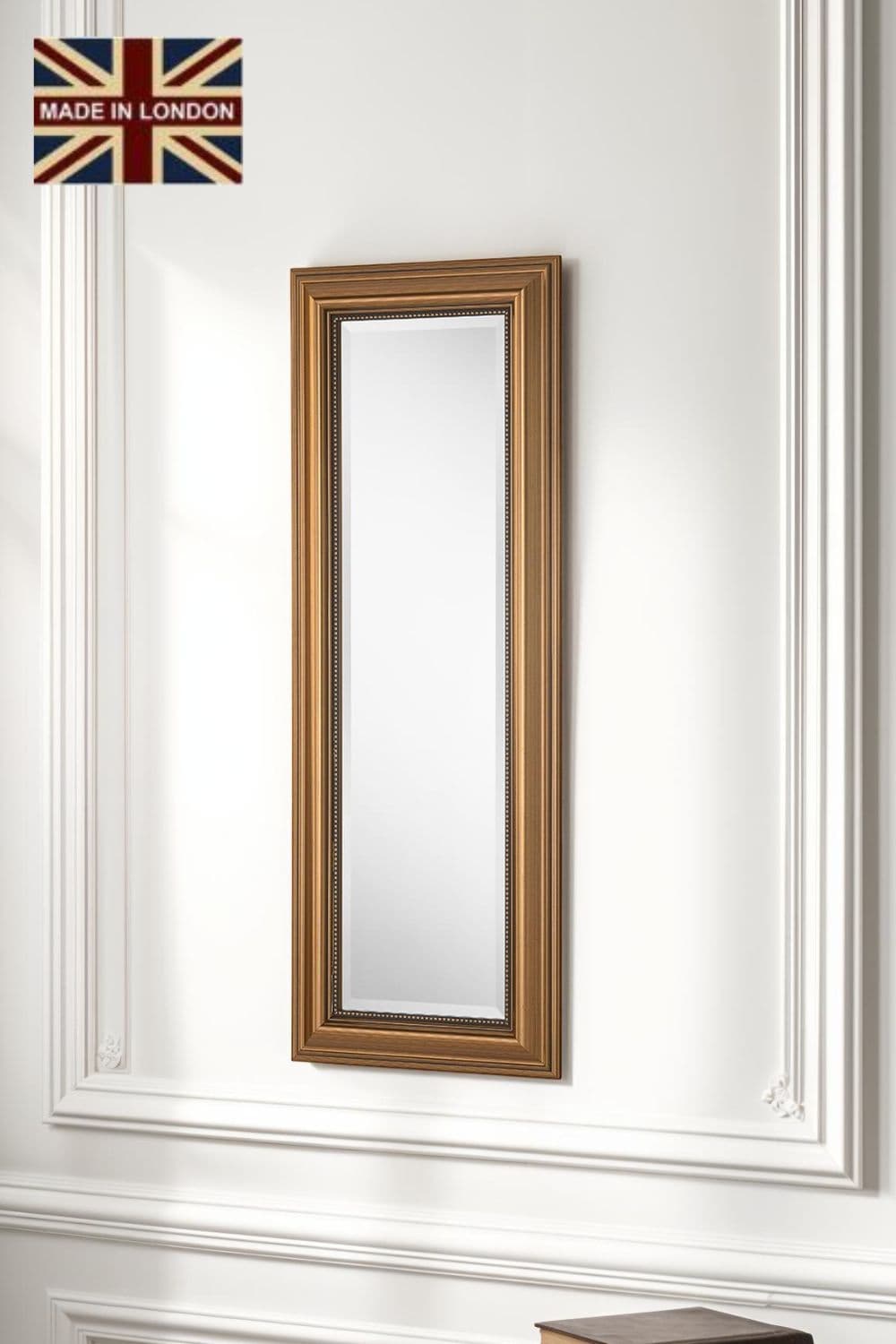 Classic Beaded Mirror 131x47cm