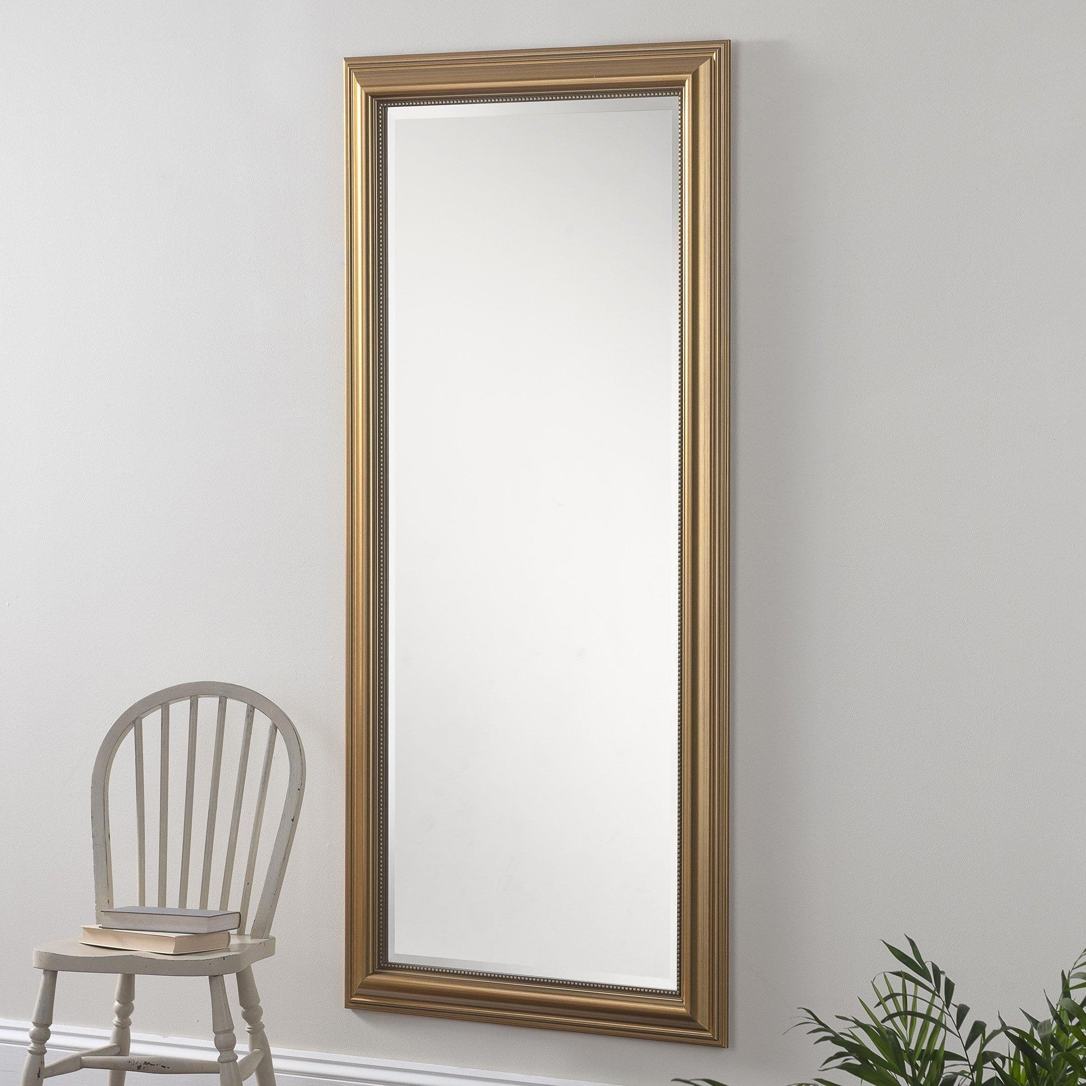Classic Beaded Mirror 169x77.5cm