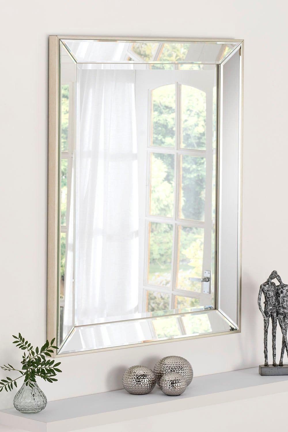 Bevelled Tray Rectangle mirror 92x117cm
