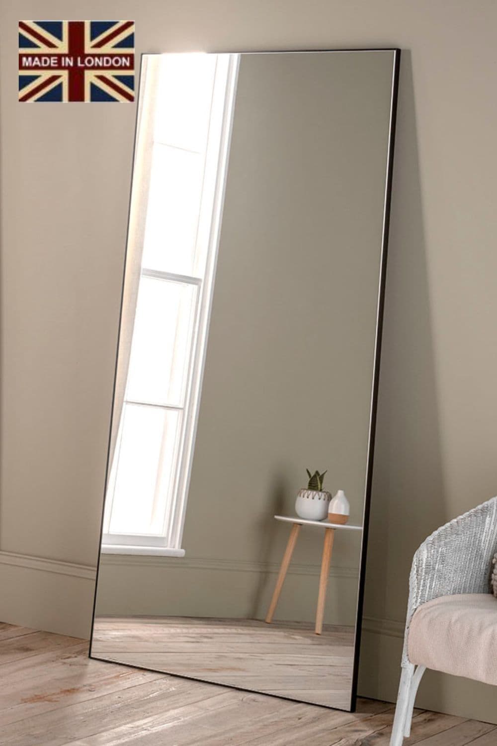Large Full Length Minimal Mirror 180x110cm
