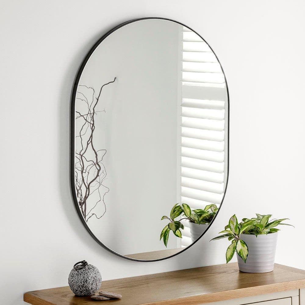 Minimal Oval Mirror 80 x 60cm