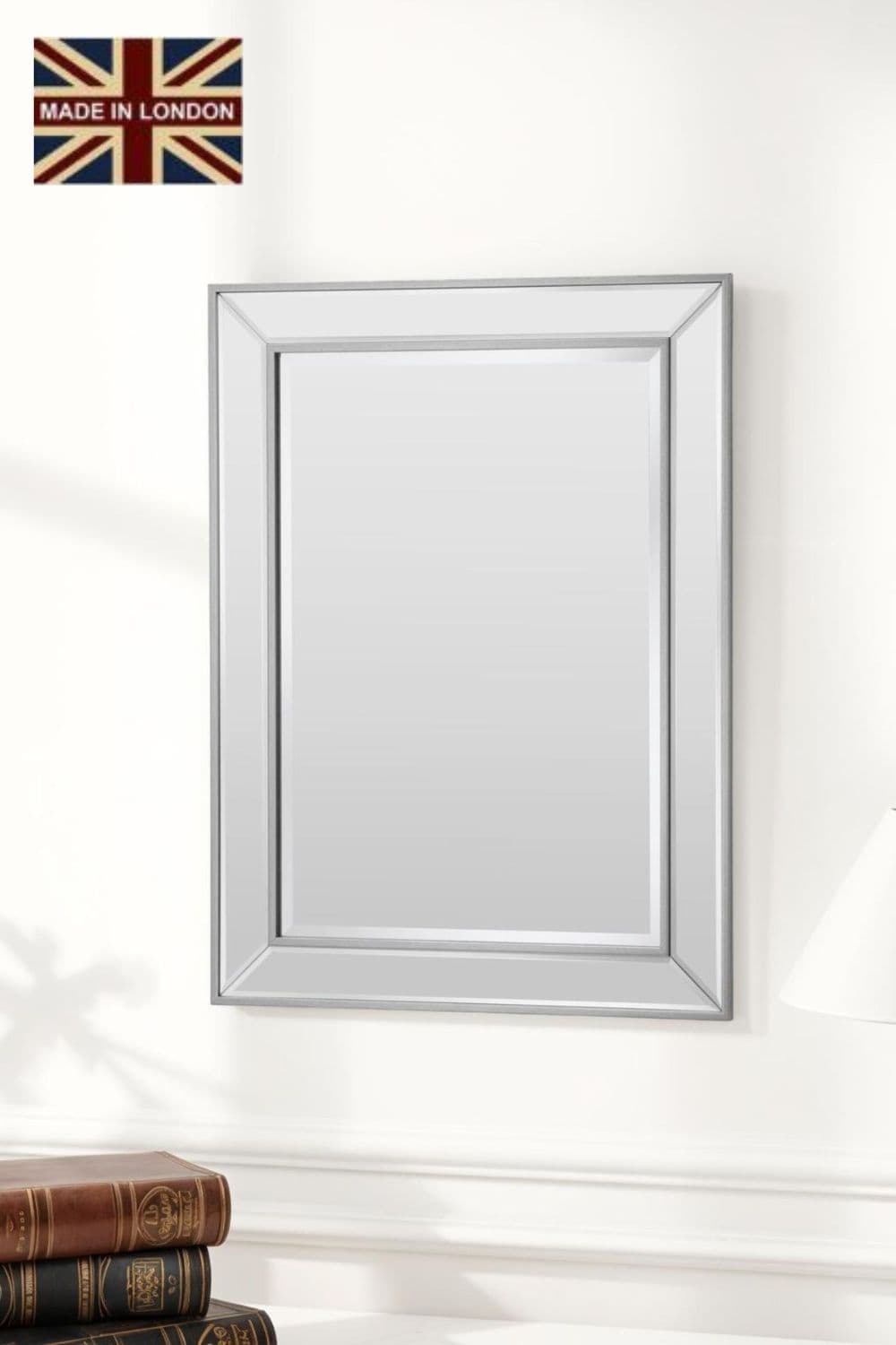Angled Wall Mirror Champagne 95x120.5cm
