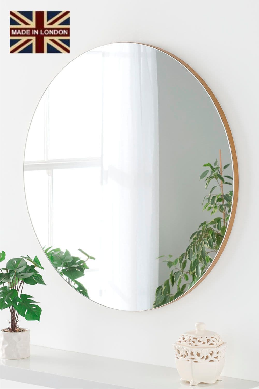 Simple round mirror 50cm