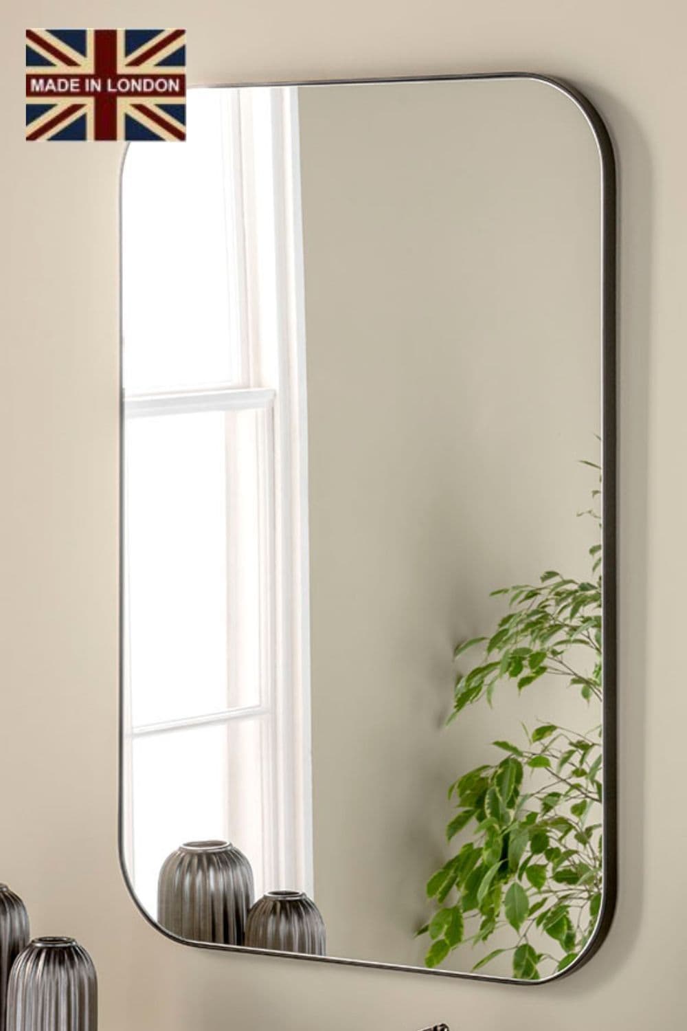 Minimal Curved Mirror 90x60cm