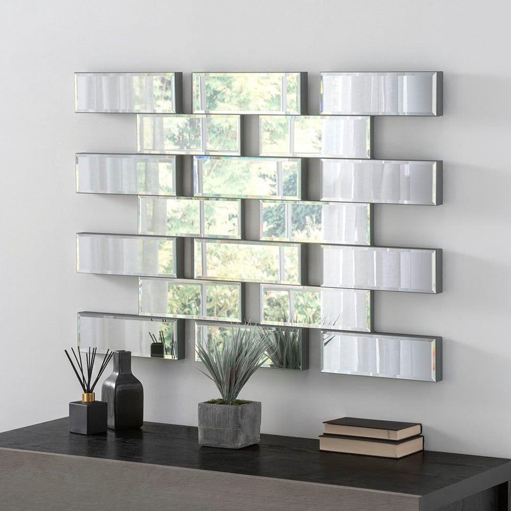 Brick Work Mirror Bevelled
