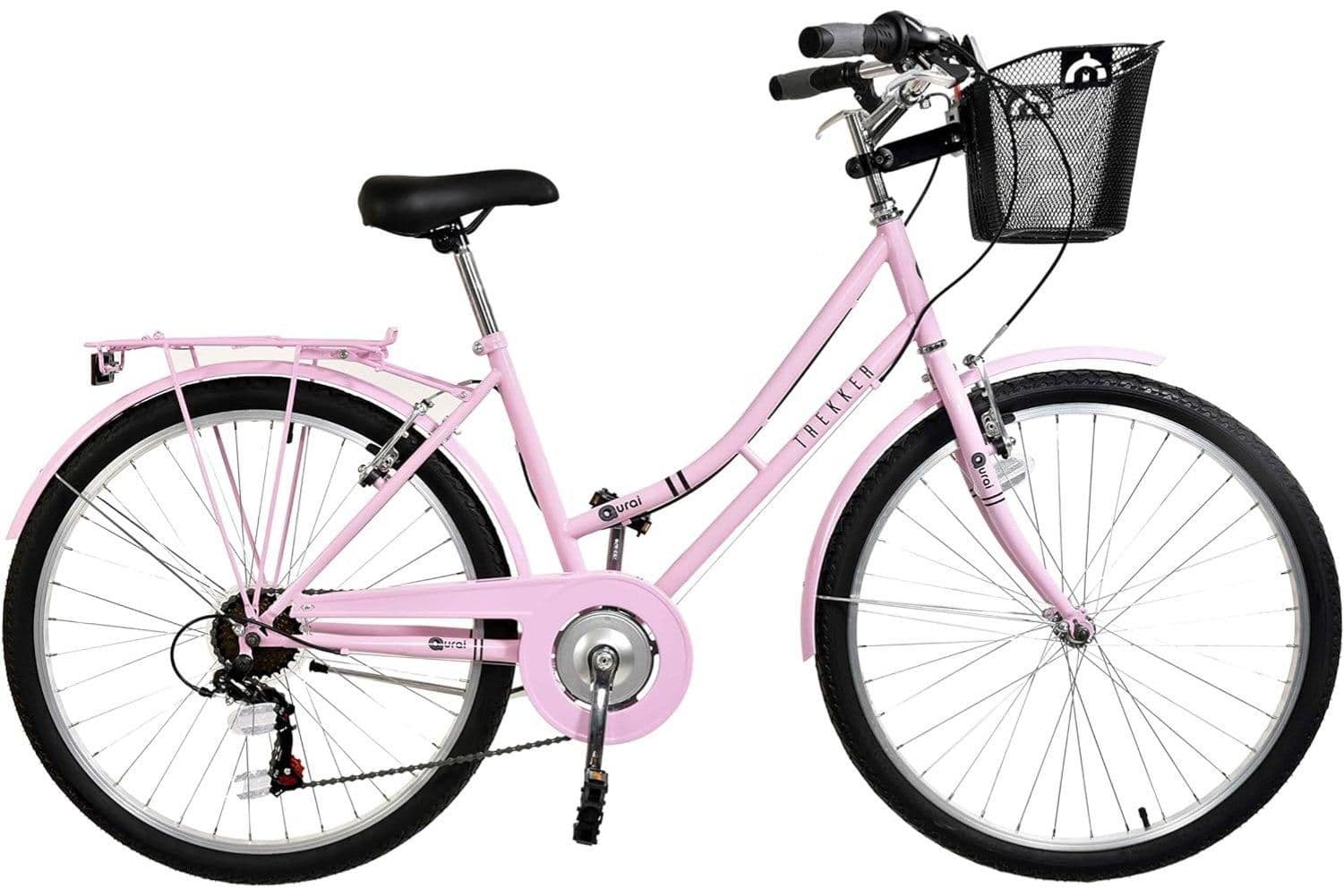 Trekker Heritage Bike 26" Wheel 6 Speed Candyfloss
