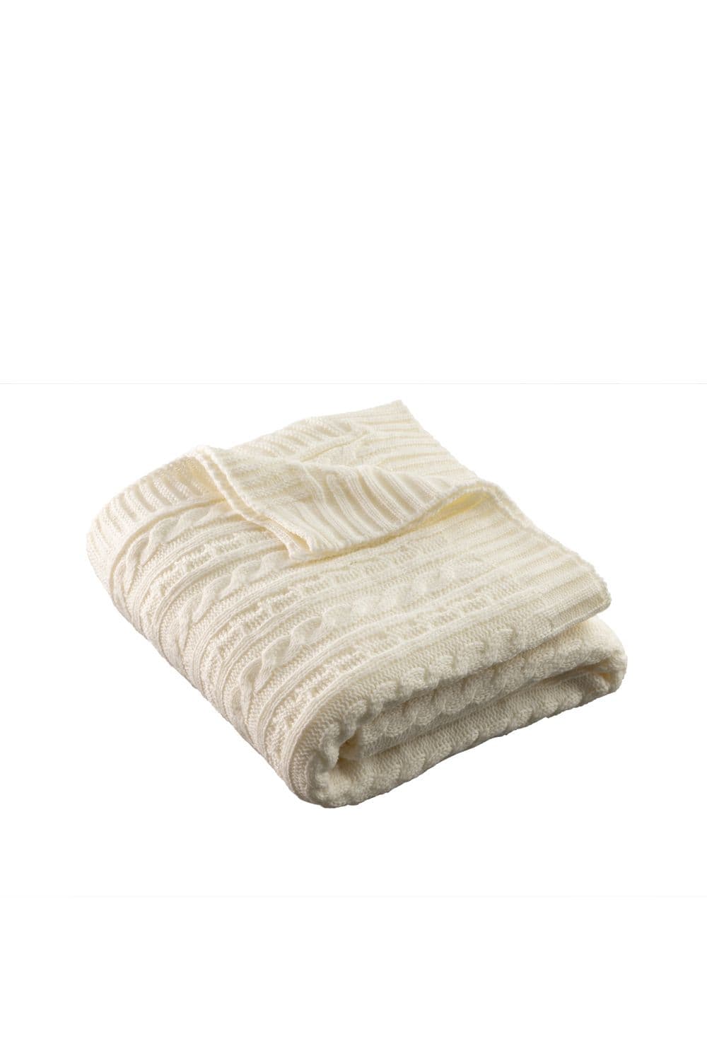 Aran Knit Soft Throw