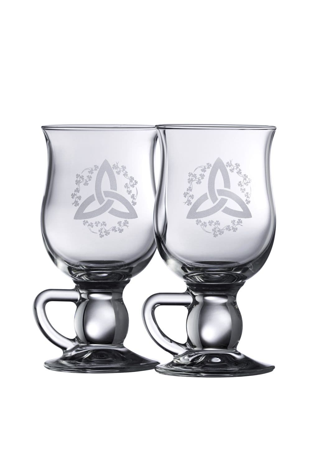 Trinity Knot Shamrock Latte Pair