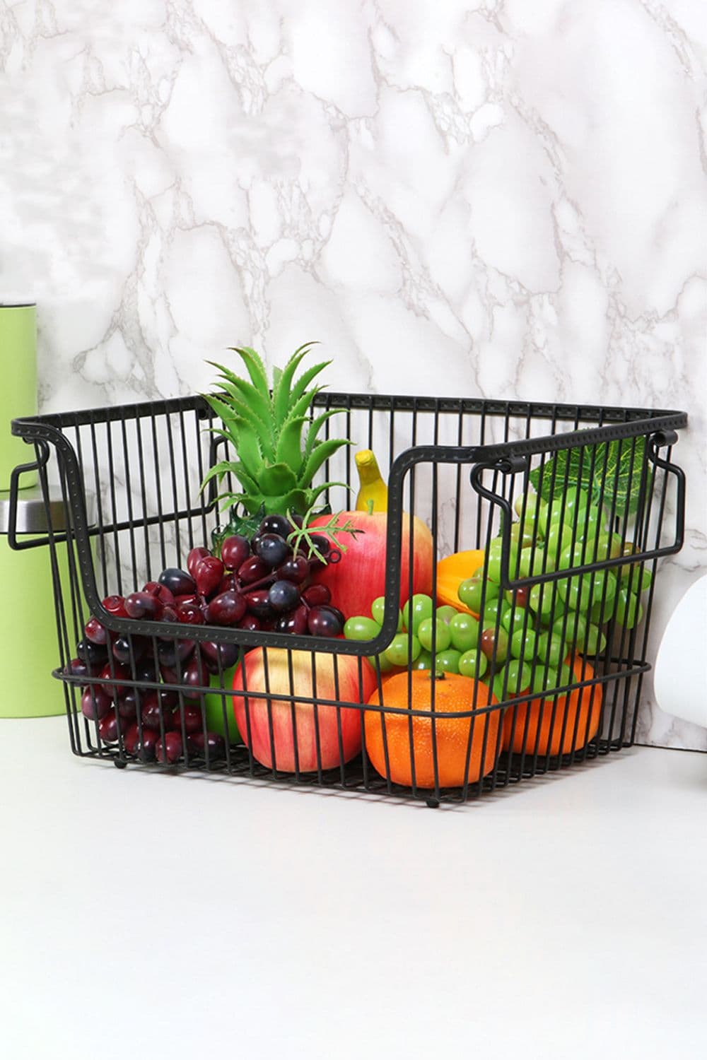 Kitchen Metal Wire Vegetable Rack Storage Unit Basket Holder Organizer