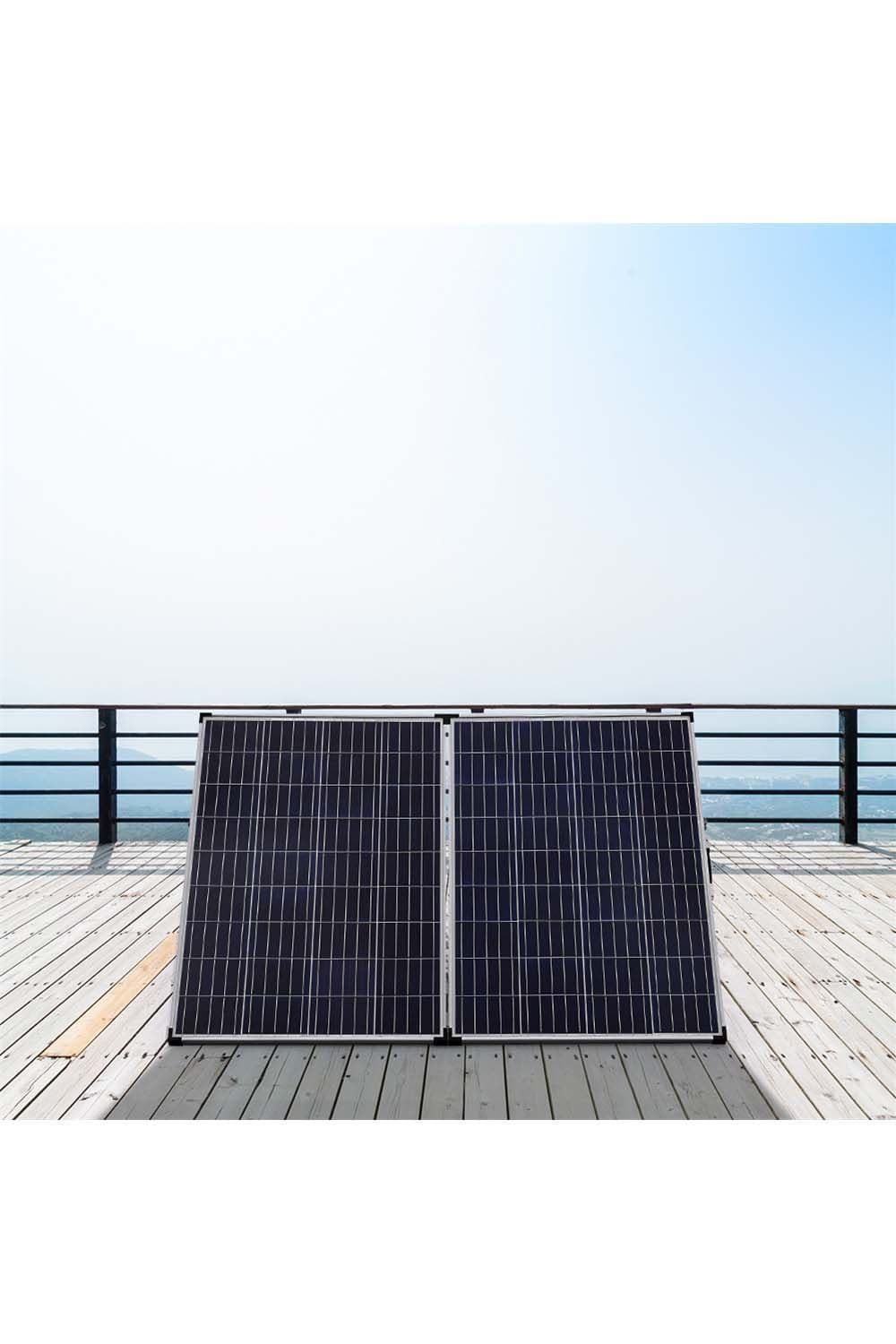 160W Portable Folding Solar Panel Kit