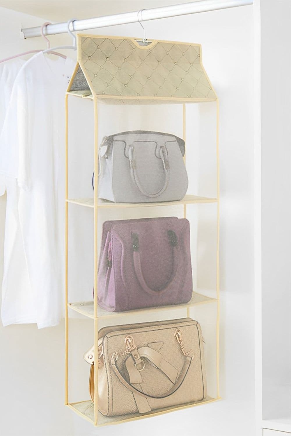 Hanging Handbag Purse Clothes Storage Organizer
