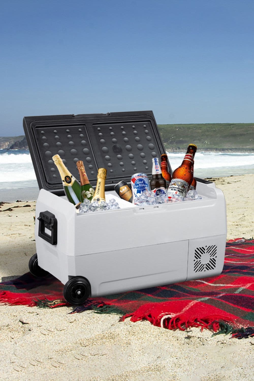 36L Portable Car Compressor Refrigerator for Camping Road Trip