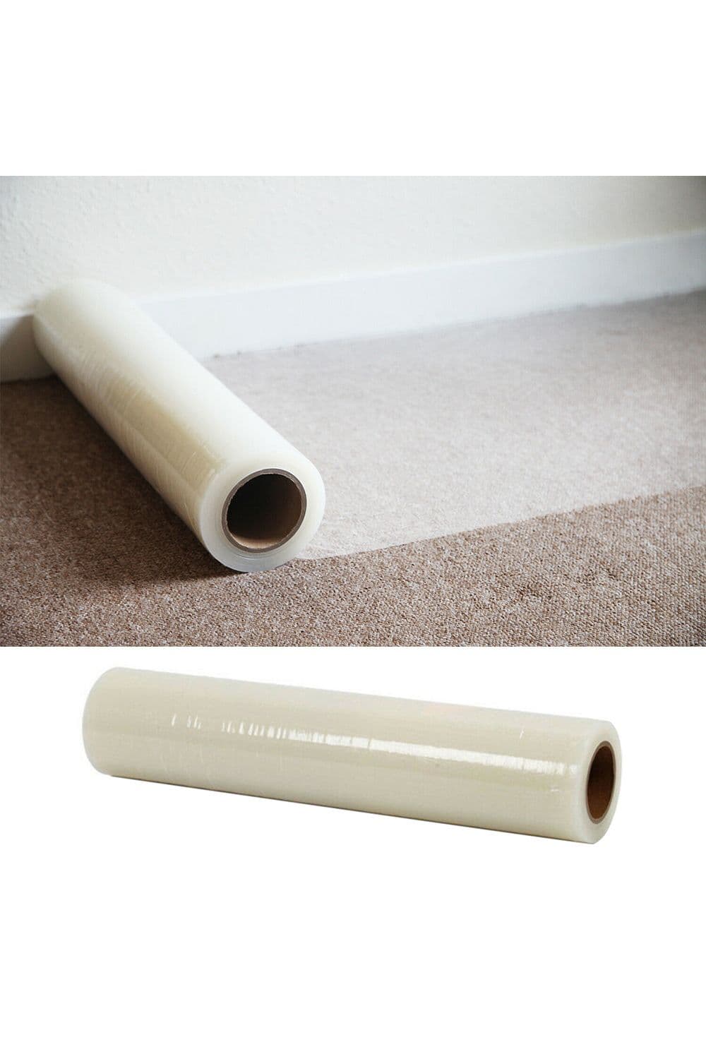 50M x 60Cm  Disposable Clear Self-adhesive Protective Film Roll